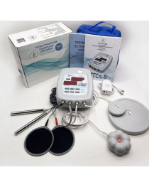TGSp-5 (2-in-1) Antiparasite + Sine Wave Generator with Mishin Coil #3, TOR-2 Coil and Flat Foot Electrodes – Flagship Home Therapy Kit