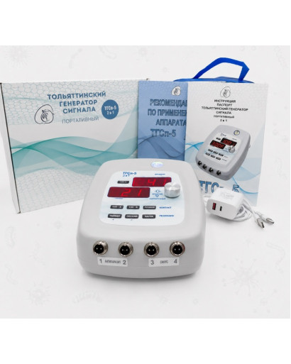 TGSp-5 (2-in-1) Antiparasite + Sine Wave Generator with Mishin Coil #3, TOR-2 Coil and Flat Foot Electrodes – Flagship Home Therapy Kit
