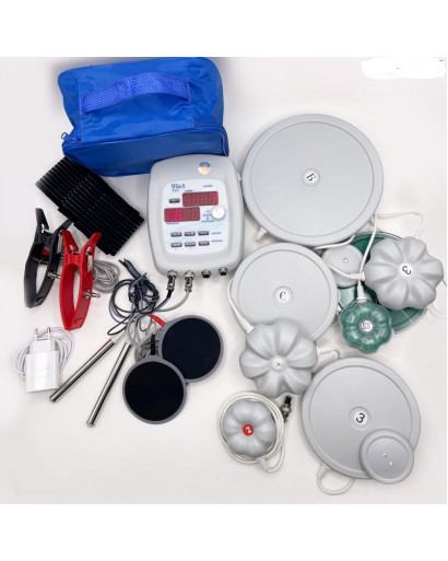 TGS-5 Mega Set 2-in-1 Frequency Generator with Mishin Coils, Electrodes & Accessories TGS-5 Mega Set 2-in-1 Frequency Generator with Mishin Coils, Electrodes & Accessories